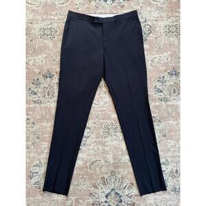 Jack Victor Dress Pants Size 38 Espirit Solid Stretch Wool